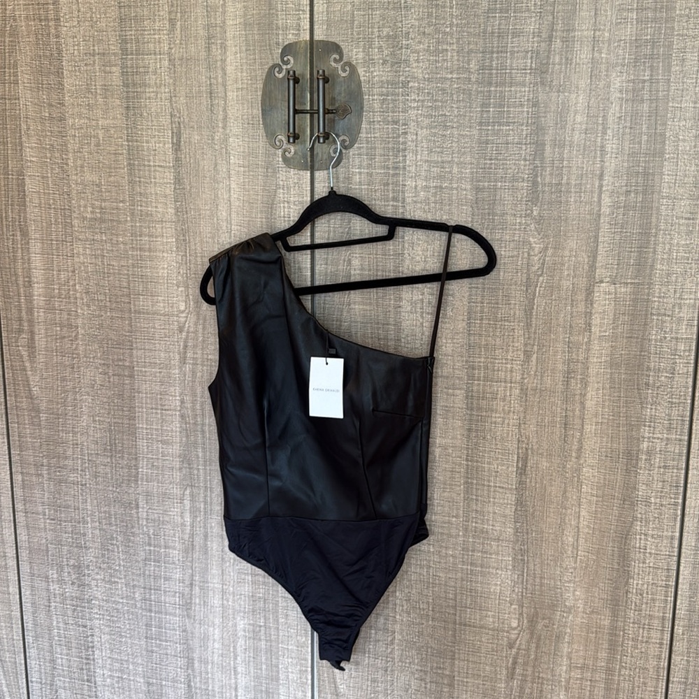 Karina Grimaldi Crisanta Bodysuit in‎ Black - Picture 12 of 17